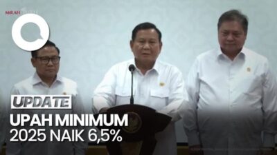 Video: Prabowo Umumkan Upah Minimum 2025 Naik 6,5%