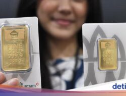 Potret Butik Antam Saat Harga Emas Naik