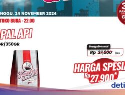 Kopi Bubuk 350 Gram/ 380 Gram Rp 27 Ribuan di Transmart Full Day Sale