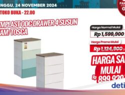 Lemari Susun di bawah Rp 1 Juta Cuma di Transmart Full Day Sale
