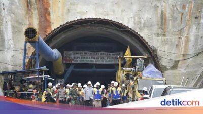 Progres Pembangunan Proyek Terowongan Samarinda