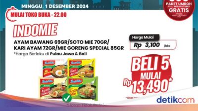 Diskon Gila-gilaan! Beli Mi Instan di Transmart Full Day Sale Murah Banget