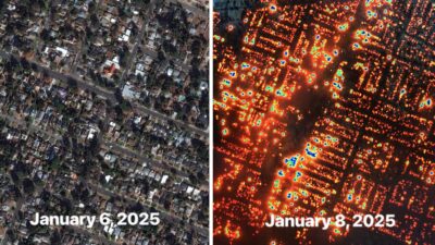 Gambar Satelit Kebakaran Hutan California: Neraka di Bumi Emas
